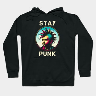 Stay Punk Classic Tee – Retro Punk Rocker T-Shirt with Attitude Hoodie